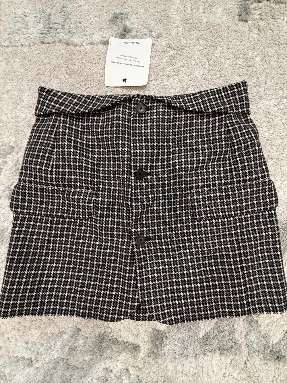 Helmut Lang  wool  mini skirt